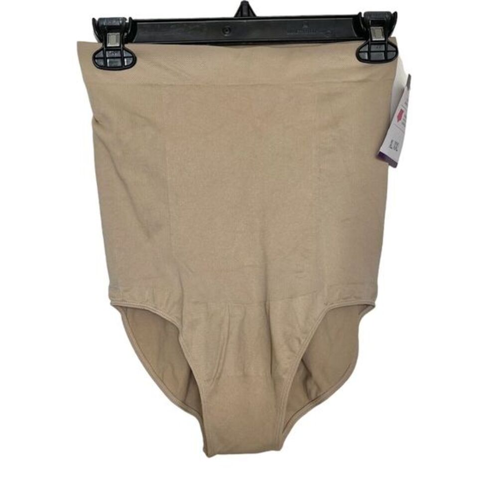 Empetua High Waisted Shaper Panty Size XL Size XXL Nylon Spandex shorts beige